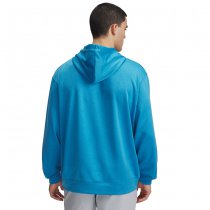 Under Armour Mens Fish Pro Terry Hoodie - Ether Blue / Halo Grey - 2XL