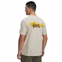 Under Armour Mens Walleye Short Sleeve - Sandstorm / Gold League - 2XL