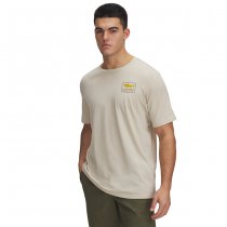 Under Armour Mens Walleye Short Sleeve - Sandstorm / Gold League - 3XL