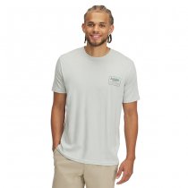 Under Armour Mens Bass Short Sleeve - Hydro Green / Silica Green - L