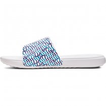 Under Armour Ansa Graphic Slides - White / Blue - 13