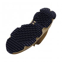 Under Armour Mens Micro G Strikefast Mid Tactical Shoes - Brown / City Khaki / Navy Blue - 13