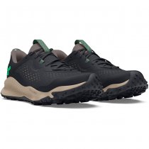 Under Armour Mens Charged Maven Trail Running Shoes - Black / Fresh Clay / Vapor Green - 10.5
