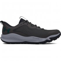 Under Armour Mens Charged Maven Trail Running Shoes - Castlerock / Black / Hydro Teal - 12.5