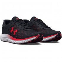 Under Armour Mens Charged Assert 10 Running Shoes - Black / Red - 12.5