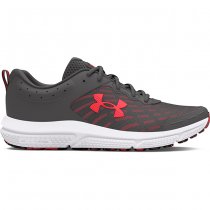 Under Armour Mens Charged Assert 10 Running Shoes - Grey / White