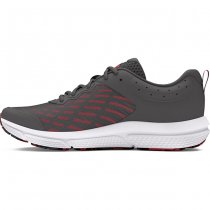 Under Armour Mens Charged Assert 10 Running Shoes - Castlerock / Castlerock / Racer Red - 11