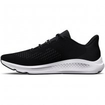 Under Armour Mens Charged Pursuit 3 Big Logo Running Shoes - Black / White - 10.5