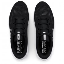 Under Armour Mens Charged Pursuit 3 Big Logo Running Shoes - Black / White - 10.5