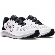 Under Armour Mens Charged Pursuit 3 Big Logo Running Shoes - White - 10