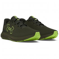 Under Armour Mens Charged Pursuit 3 Big Logo Running Shoes - Olive / Baroque Green / Morph Green - 11