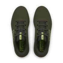 Under Armour Mens Charged Pursuit 3 Big Logo Running Shoes - Olive / Baroque Green / Morph Green - 13