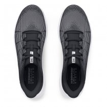 Under Armour Mens Charged Speed Swift Running Shoes - Black / White / White - 12