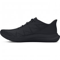 Under Armour Mens Charged Speed Swift Running Shoes - Black / Black / Black - 10