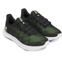 Under Armour Mens Charged Speed Swift Running Shoes - Black / Black / Hyper Green - 11