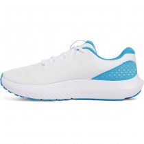 Under Armour Mens Surge 4 Running Shoes - White / Ether Blue - 8