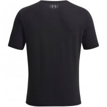 Under Armour Mens Freedom Left Chest T-Shirt - Black / Titan Grey - 2XL