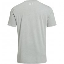 Under Armour Mens Freedom Left Chest T-Shirt - Steel Heather / White - 2XL