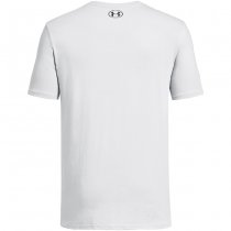 Under Armour Mens Freedom Left Chest T-Shirt - White / Steel - 2XL