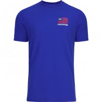 Under Armour Mens Freedom Left Chest T-Shirt - Royal / Navy Blue - L