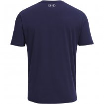 Under Armour Mens Freedom Left Chest T-Shirt - Navy Blue / Steel - 2XL