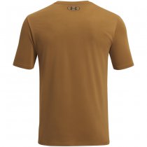 Under Armour Mens Freedom Left Chest T-Shirt - Coyote / Black - 2XL