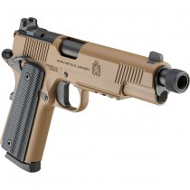 Springfield Armory 1911 Operator AOS Pistol 5.75 Inch Threaded Barrel .45 ACP - Coyote