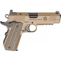 Springfield Armory 1911 TRP CC 4.25 Inch Light Rail AOS Pistol .45 ACP - Coyote