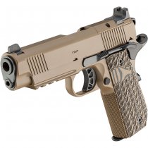 Springfield Armory 1911 TRP CC 4.25 Inch Light Rail AOS Pistol 9x19mm - Coyote