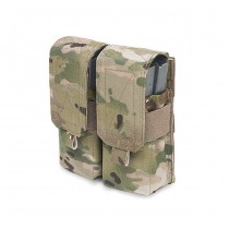 Warrior Double M4 Magazine Pouch - Multicam 2