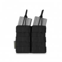 Warrior Double M4 Open Magazine Pouch - Black