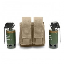 Warrior Double 40mm Grenade Pouch - Coyote 3