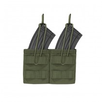 Warrior Double AK / SIG 550 Open Magazine Pouch - Olive