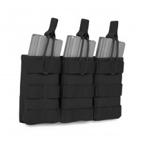 Warrior Triple M4 Open Magazine Pouch - Black 2