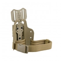 Safariland Small Tactical Plate & DFA QLS Receiver - FDE Brown 1