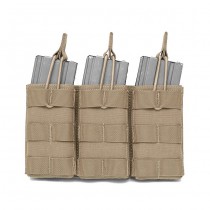 Warrior Triple M4 Open Magazine Pouch - Coyote