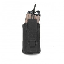 Warrior Single M4 & Pistol Open Magazine Pouch - Black