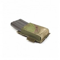 Warrior Single Elastic Magazine Pouch - A-Tacs FG 1