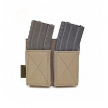 Warrior Double Elastic Magazine Pouch - Coyote