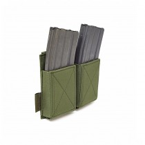 Warrior Double Elastic Magazine Pouch - Olive 1