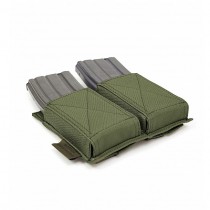 Warrior Double Elastic Magazine Pouch - Olive 2