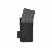 Warrior Single Elastic Magazine Pouch - Black