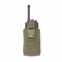 Warrior Laser Cut Adjustable Radio Pouch - Ranger Green