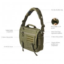 First Tactical Summit Side Satchel - Black