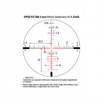 Vortex Viper PST Gen II 5-25x50 SFP Riflescope EBR-4 MOA
