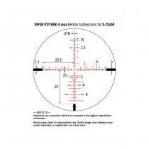 Vortex Optics Viper PST Gen II 5-25x50 SFP Riflescope EBR-4 MOA