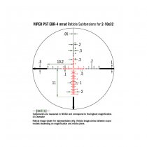 Vortex Optics Viper PST Gen II 2-10x32 FFP Riflescope EBR-4 MRAD