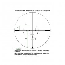 Vortex Viper PST Gen II 1-6x24 SFP Riflescope VMR-2 MOA