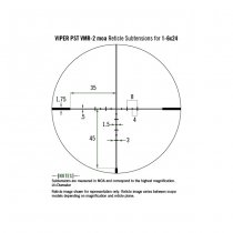 Vortex Optics Viper PST Gen II 1-6x24 SFP Riflescope VMR-2 MOA