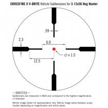 Vortex Optics Crossfire II 3-12x56 AO Riflescope V-Brite Reticle MOA